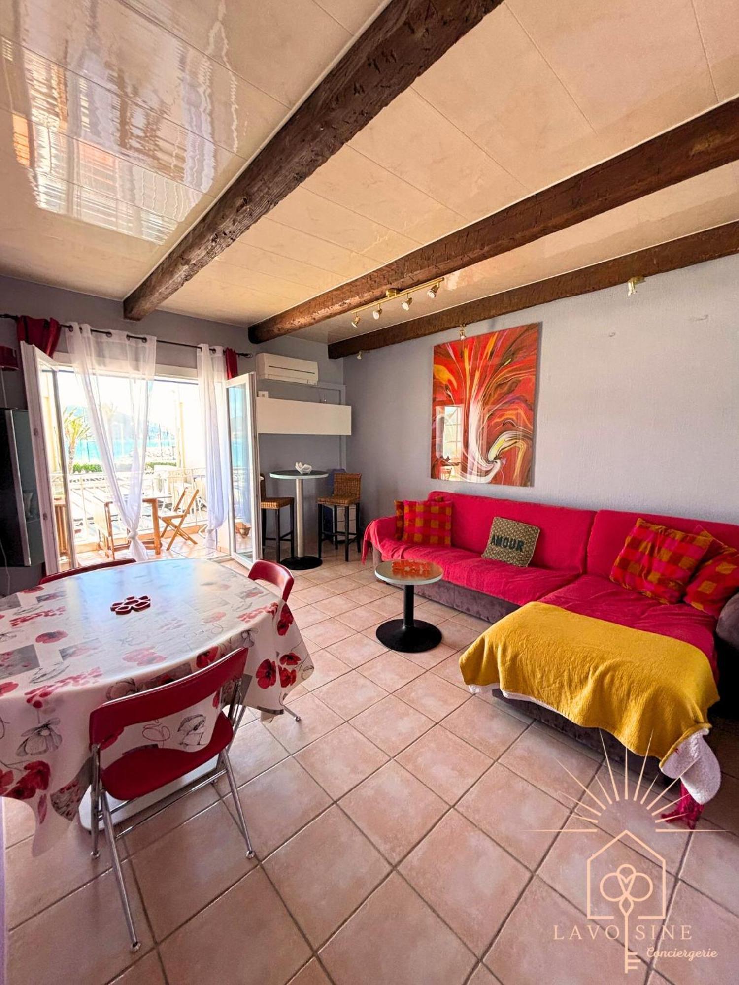 Les Pieds Dans L'Eau Apartment Saint-Cyr-sur-Mer Bagian luar foto